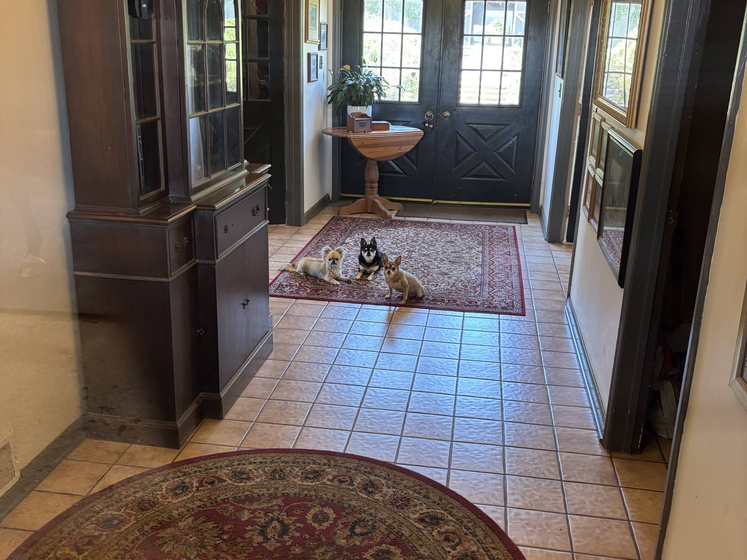 The heated and air-conditioned tack room and lounge